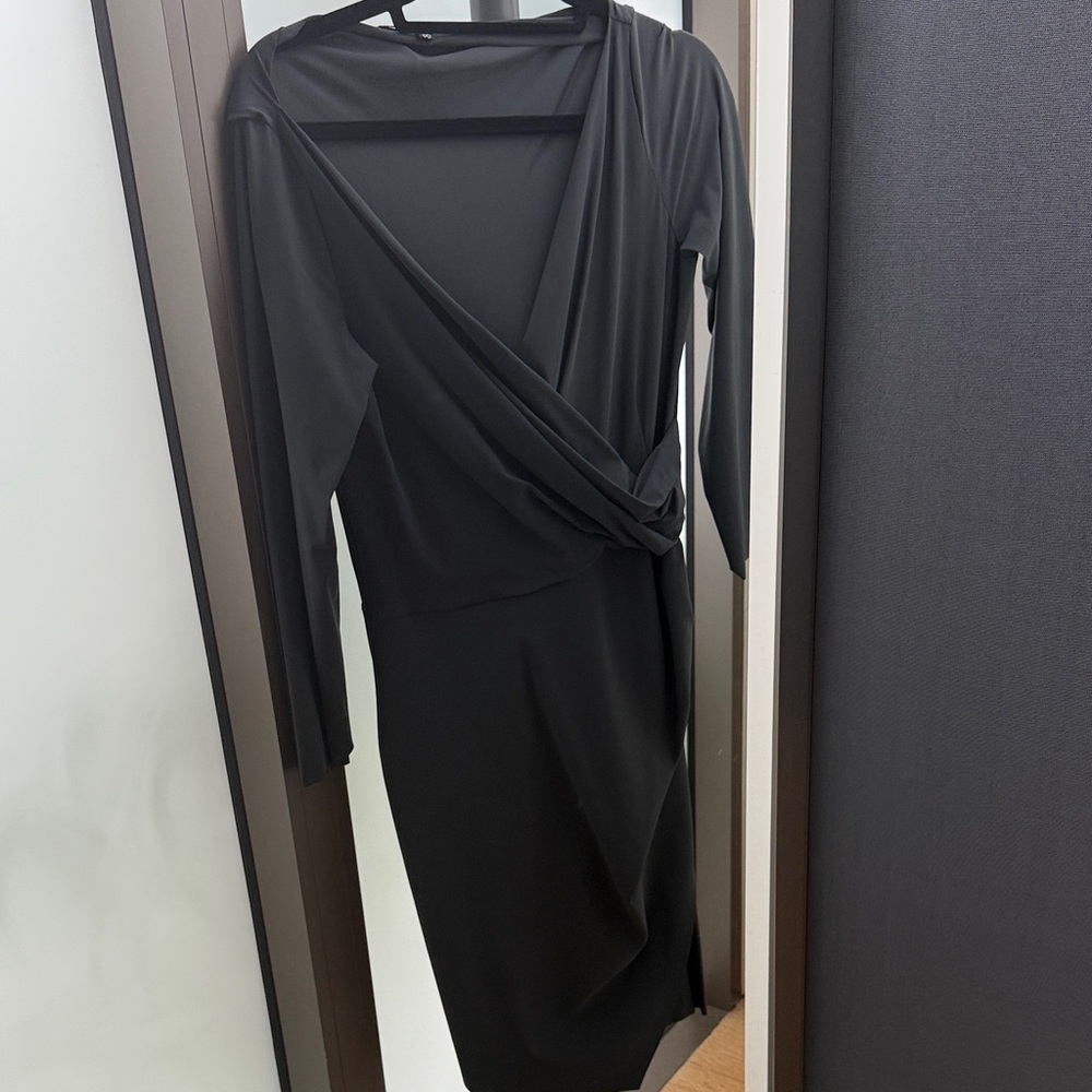 Chiara Boni Black Long Sleeve Dress